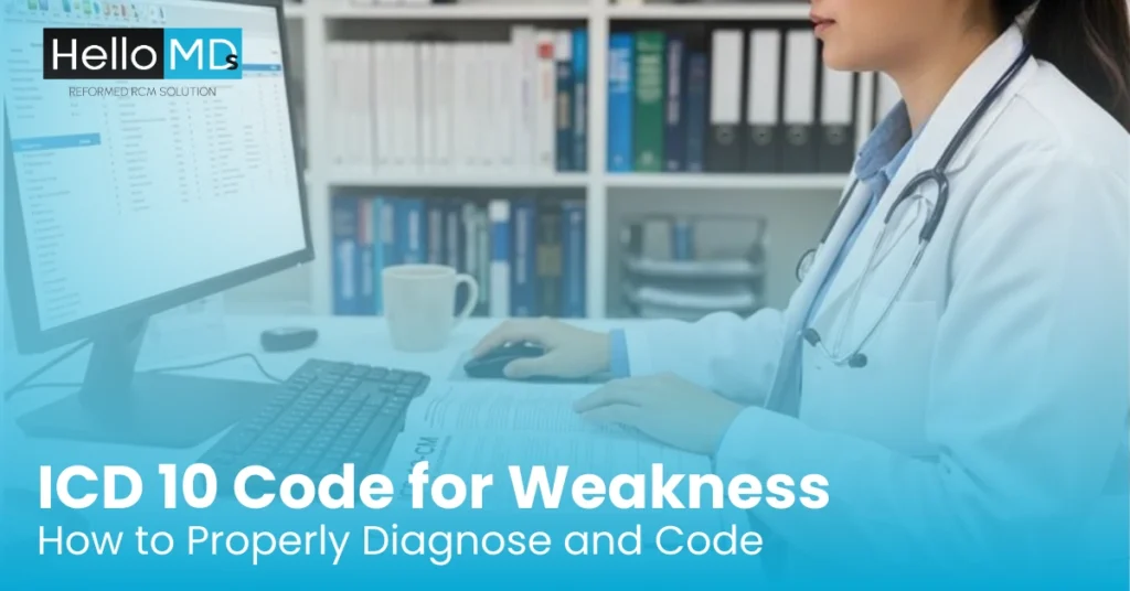 ICD 10 Code for Weakness