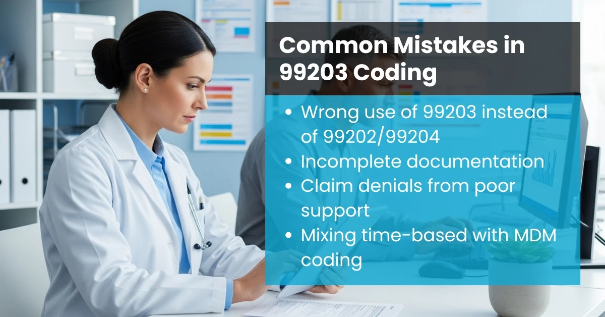 Common Mistakes in 99203 Coding
