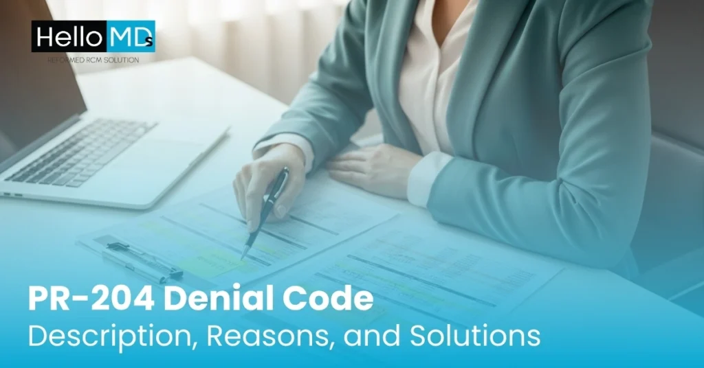 PR-204 Denial Code: Description, Reasons and Solutions