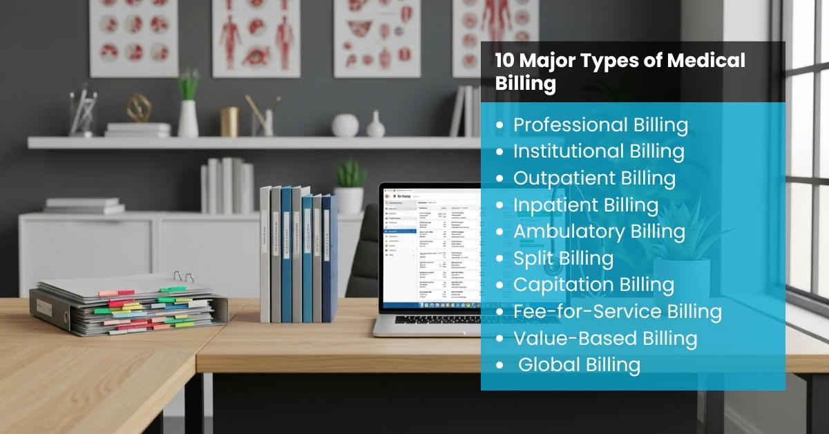 10 Major Types of Medical Billing