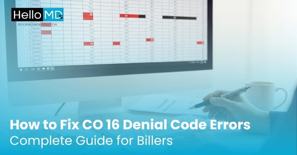 How to Fix CO 16 Denial Code Errors: Complete Guide for Billers