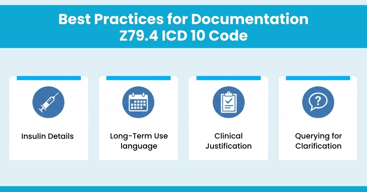 Best Practices for Documentation Z79.4 ICD-Code