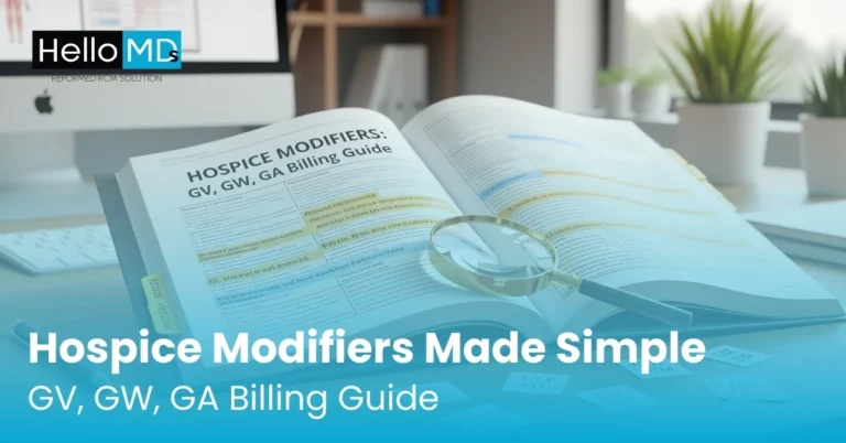 Hospice Modifiers Made Simple: GV, GW, GA Billing Guide