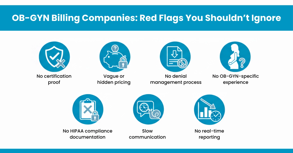 OB-GYN Billing Companie Red Flags You Shouldn’t Ignore