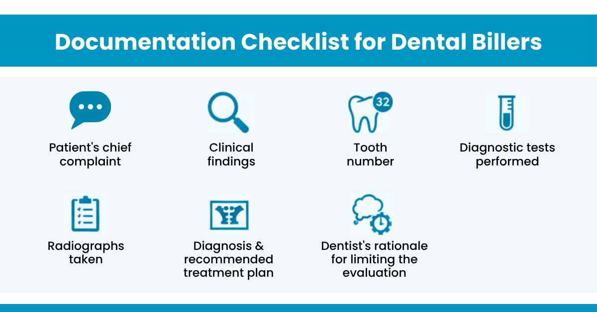 Documentation Checklist for Dental Billers