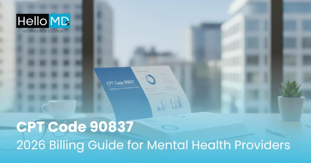 CPT Code 90837: 2026 Billing Guide for Mental Health Providers