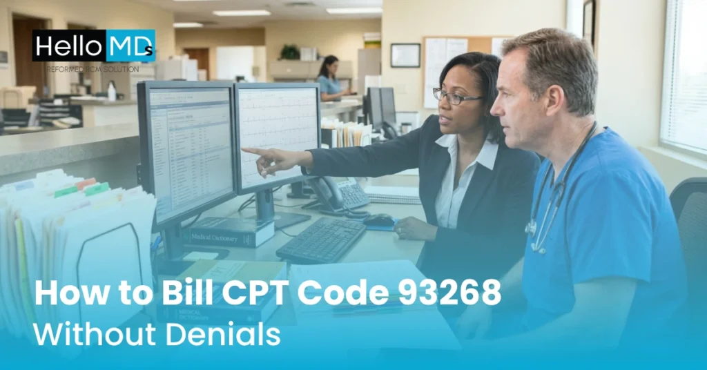 How to Bill CPT Code 93268 Without Denials​
