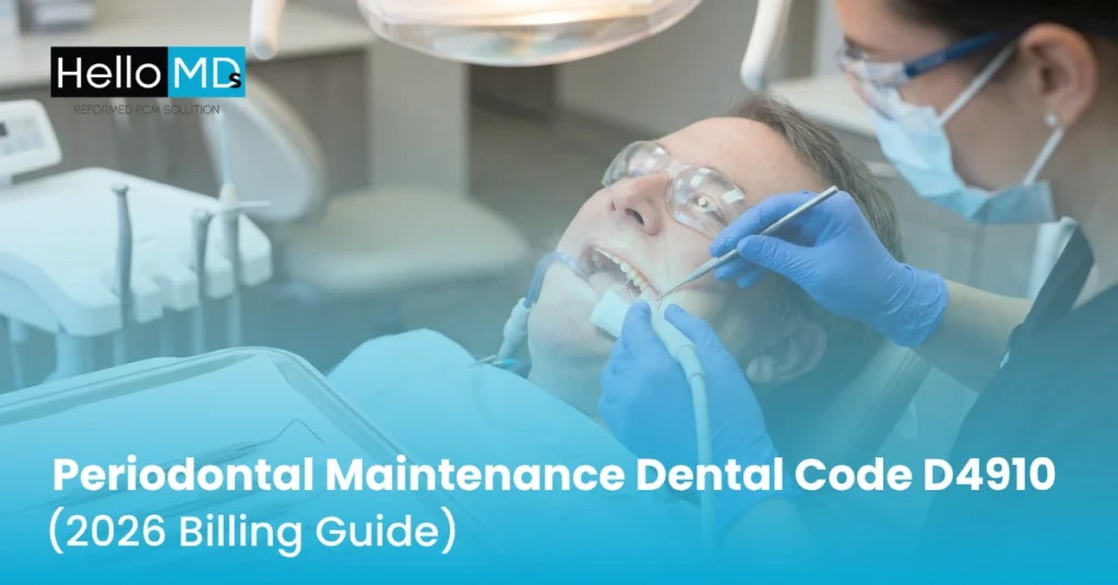 Periodontal Maintenance Dental Code D4910