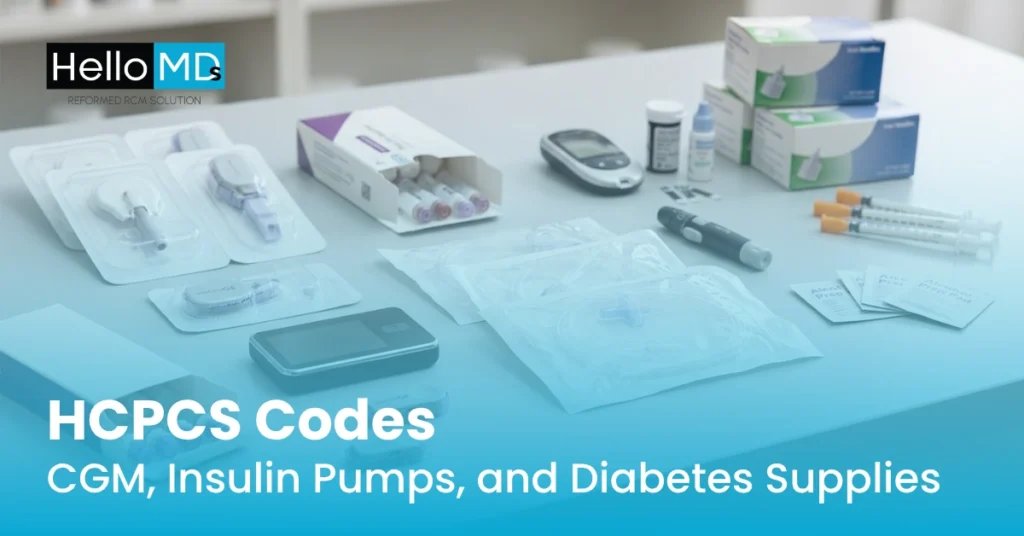 HCPCS Codes for CGM, Insulin Pumps, and Diabetes Supplies