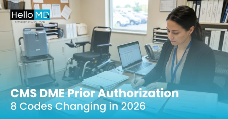 CMS DME Prior Authorization: 8 Codes Changing in 2026