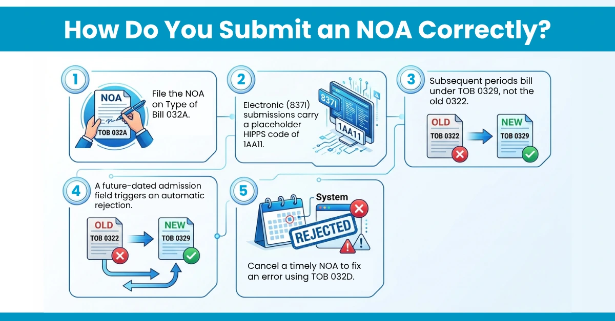 How Do You Submit an NOA Correctly